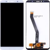 LCD-scherm en digitizer volledige assemblage voor Huawei Y6 Prime (2018) (wit)