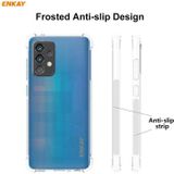 Voor Samsung Galaxy A52 5G Hat-Prince ENKAY Clear TPU Shockproof Case Soft Anti-slip Cover
