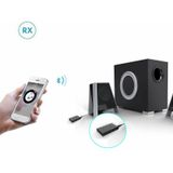 BT4810C Bluetooth V3.0 + EDR draadloze Bluetooth zender ontvanger Adapter Stereo Audio Music Adapter met 3 5 mm Audio kabel (zwart)