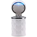 Diamant-facetten auto asbak met LED Light(White)