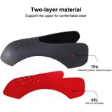 1 paar 005 anti-vouw anti-buiging anti-kraken schoenschild beschermer  maat: 225-250mm (zwart rood)