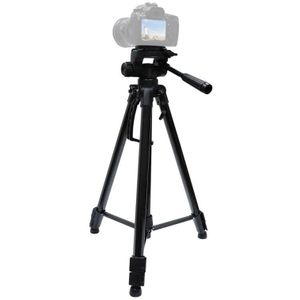 L-3600 Live Statief met driedimensionale demping Gimbal Afneembare Quick Release Plate Hoogte aanpassing 62-170cm voor SLR Camera Live Light Projector (Zwart)