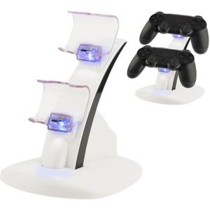 IPLAY LED micro dubbele controller houder Lader 2 LED micro USB handvat snel opladen Dock station standaard lader voor PS4 controller