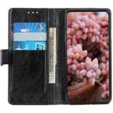 For iPhone SE 2020 Copper Buckle Nappa Texture Horizontal Flip Leather Case with Holder & Card Slots & Wallet(Black)