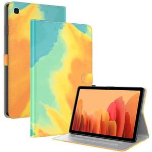 For Samsung Galaxy Tab A7 10.4 2020 T500 / T505 Voltage Watercolor Pattern Skin Feel Magnetic Horizontal Flip PU Leather Case with Holder & Card Slots & Photo Frame & Sleep / Wake-up Function(Autumn Leaves)