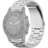 22mm Stalen polsband horlogeband voor Fossil Hybrid Smartwatch HR  Male Gen 4 Explorist HR / Male Sport(Zilver)