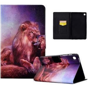 Voor Samsung Galaxy Tab A 10.1 2019 elektrisch geperst TPU lederen tablethoes (Lion King)
