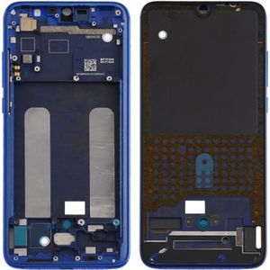 Front behuizing LCD frame bezel Plate voor Xiaomi mi CC9/9 Lite (blauw)