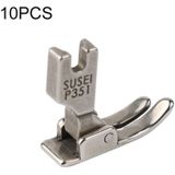 10 PCS P351 Industrial Naaimachine Flat Car Presser Voet Presser Voet Flat Naaimachine Presser Voet  Stijl:Dayu All-steel