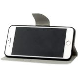 Voor iPhone 6 Plus Geschilderd Patroon Horizontale Flip Leathe Case (Unicorn)