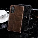 Voor Xiaomi Poco F3 GT Idewei Crocodile Texture Horizontale Flip Leren Case met Houder & Card Slots & Portemonnee (Zwart)