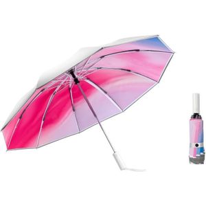 3021 Automatische regen en zon Dual-Purpose Paraplu Sun-proof en Anti-Rebound Folding Paraplu