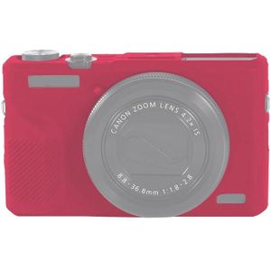 Zachte siliconen beschermhoes voor Canon PowerShot G7 X Mark III / G7X III / G7X3 (Magenta)