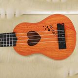 Kinderen simulatie muzikale educatieve speelgoed speelbaar ukulele kleine gitaar (mahonie)