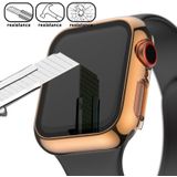 Voor Apple Watch Series 5 & 4 40mm Volledige dekking Plating TPU Case (Rose Gold)