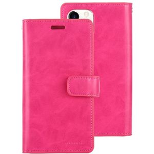 Voor iPhone 11 Pro kwik GOOSPERY MANSOOR horizontale Flip lederen draagtas met houder & kaartsleuven & portemonnee (Rose rood)