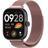 Voor Redmi Watch 4 Milan magnetische stalen mesh horlogeband