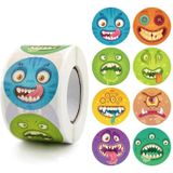 5 stks Halloween Pumpkin Auto Sticker Vakantie Gift Craft Decoratie Sticker  Grootte: 3.8cm / 1 5 inch (K-134)