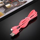 HAWEEL Hoge snelheid 35 Cores 8 pin naar USB Sync en oplaad kabel voor iPhone 6 & 6 Plus / iPad Air 2 / iPad mini 3 & mini 2 / iPod  Lengte: 1 meter (rood)