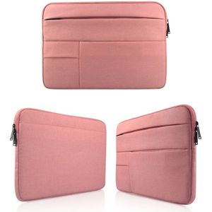Universele 13.3 inch Business stijl Laptoptas met zakjes en Oxford stof voor MacBook  Samsung  Lenovo  Sony  Dell  Chuwi  Asus  HP (roze)