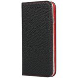 Litchi Texture Horizontale Flip Top Laag Koeienhuid Lederen Case met Houder & Card Slots & Wallet & Strap & Wire Winder voor iPhone 6 Plus & 6s Plus
