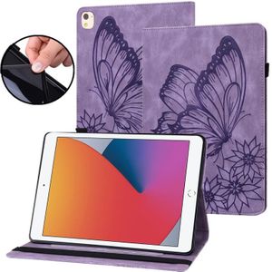 Grote vlinder in relif Smart lederen tablethoes voor iPad 10.2 2020 / air 2019