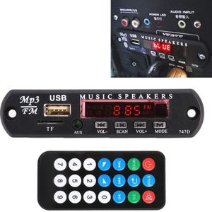 Auto 12V audio MP3 speler decoder Board FM radio TF USB 3 5 mm AUX  zonder Bluetooth en opname