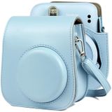 Solid Color Full Body Camera Lederen Tas met riem voor Fujifilm Instax Mini 11