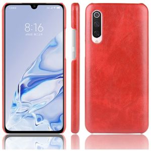 Voor Xiaomi mi 9 Pro schokbestendige Litchi textuur PC + PU geval (rood)