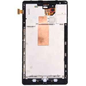 LCD-scherm + aanrakingspaneel met Frame voor Nokia Lumia 1520 (zwart)