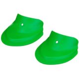 3 paren Scooter Fender Fishtail Rubber voor- en achterspatbord gewijzigde accessoires voor Xiaomi M365 / Pro(Spatbord Groen)