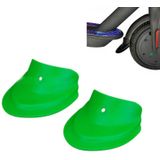 3 paren Scooter Fender Fishtail Rubber voor- en achterspatbord gewijzigde accessoires voor Xiaomi M365 / Pro(Spatbord Groen)