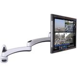 Gibbon Mounts FER112W Wandmontage Dual-Section Telescopic Monitor Stand (White)