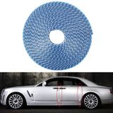 8m universele DIY Carbon Fiber rubber auto auto Deurrand Seal Scratch Protector decoratieve strip (blauw)