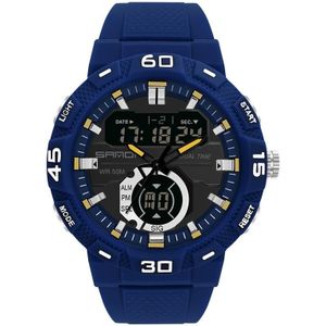 Sanda 3087 Luminous waterdichte Dual Display Electronic Watch (Sapphire Blue)