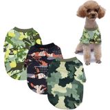 Hondenkleding Camouflage Serie Fleece Trui Kleding voor Kleine Huisdieren  Maat: XS (Camouflage Zwart)