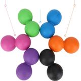 Siliconen elastische fitness massage bal Yaga Ball(Oranje)