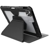 Voor iPad 10.2 2019 / 2020 / 2021 Nillkin Bumper Snapsafe multifunctionele lederen tablethoes met pensleuf