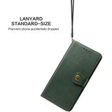 Retro effen kleur lederen gesp mobiele telefoon bescherming lederen draagtas met Lanyard & fotolijstjes & kaartsleuf & portemonnee & beugel functie voor Xiaomi mi CC9e (groen)