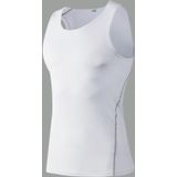 Fitness Running Training Tight Quick Dry Vest (Kleur: Wit formaat: M)