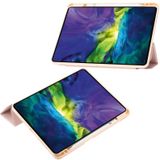 Voor iPad Pro 11 2022/2021/2020/2018/Air 2022/2020 10.9 3-Fold 360 Rotatie acryl lederen Smart Tablet Case