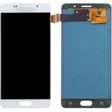 LCD-scherm en digitizer volledige assemblage (TFT-materiaal) voor Galaxy A5 (2016)/A510 (wit)