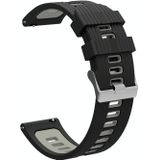 Voor Huawei Watch GT 3 42mm tweekleurige siliconen horlogeband