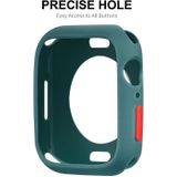 Enkay TPU Case + Full Coverage Pet Screen Protector voor Apple Watch Series 7 45mm (Pink)