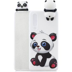 Voor Huawei P30 schokbestendige cartoon TPU beschermende case (Panda)