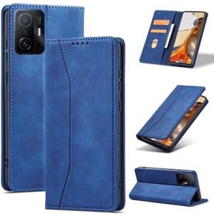 Voor Xiaomi MI 11T / MI 11T PRO Magnetische Dual-Fold Lederen Telefoonhoes