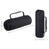 2 in 1 harde PU Carry rits opbergdoos Bag + zachte silicone cover voor JBL charge 3 Bluetooth Speaker met schouderband (grijs)