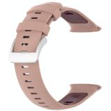 Voor Polar Vantage V2 tweekleurige siliconen horlogeband (roze rood)
