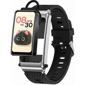 K80 1 57 inch siliconen band IP67 oortelefoon afneembaar smartwatch ondersteuning Bluetooth-oproep