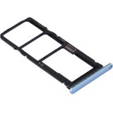 SIM-kaartlade + SIM-kaartlade + Micro SD-kaartlade voor Huawei P40 Lite E / Geniet van 10(Blauw)